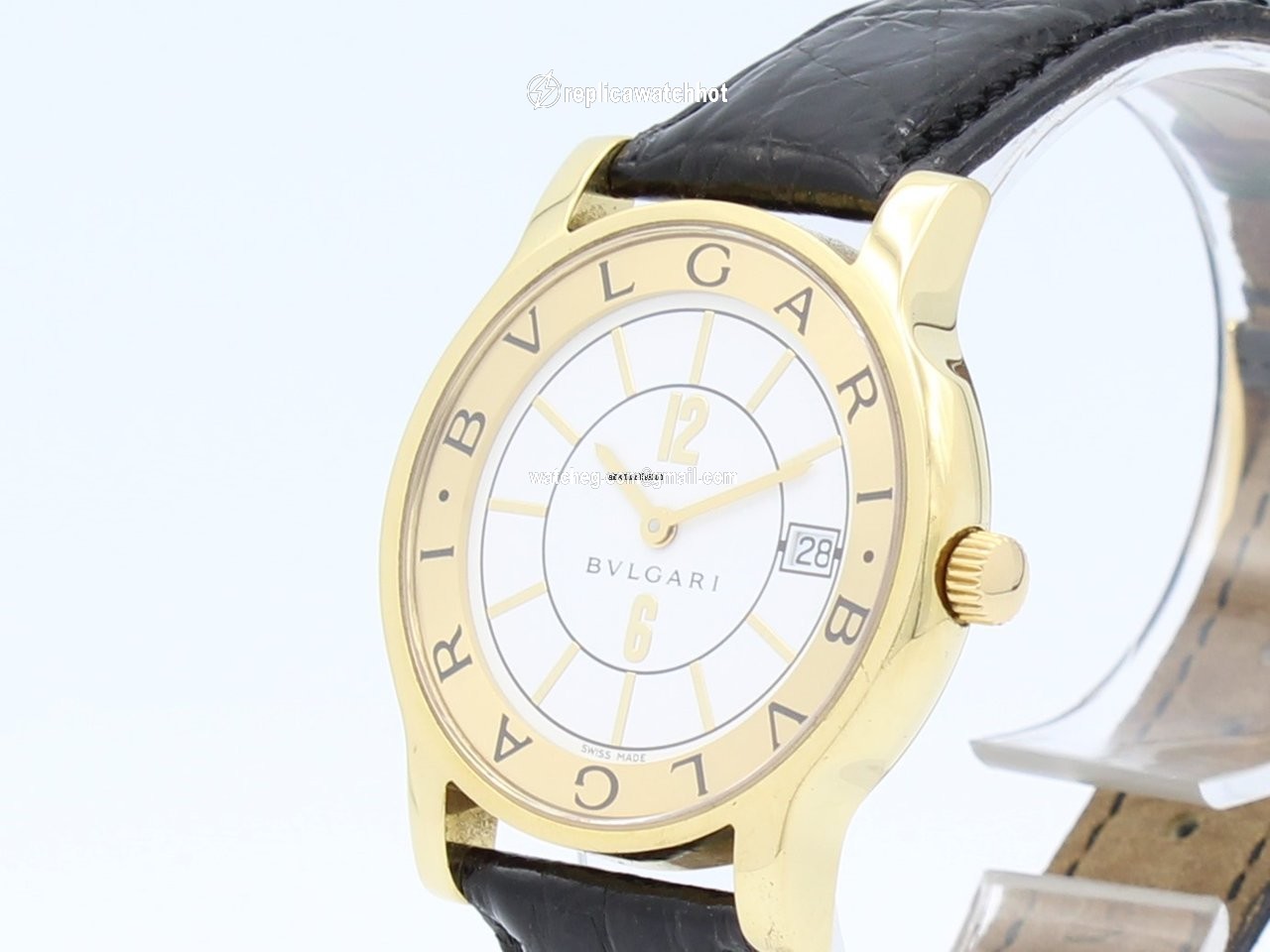 Bulgari Solotempo Mens watch Unisex Automatic Yellow gold ST 35 G