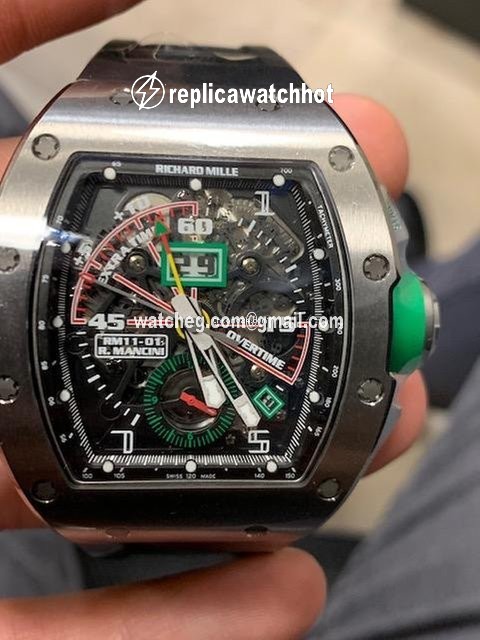 Richard Mille RM 011 Mens watch Unisex Automatic Titanium RM11-01