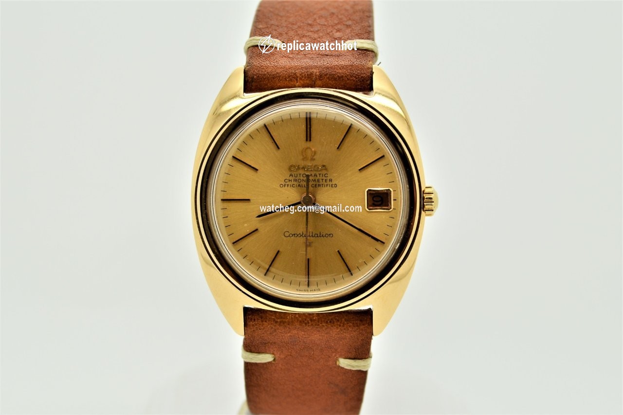 Omega Constellation Mens watch Unisex Automatic Rose gold 168.009 168017