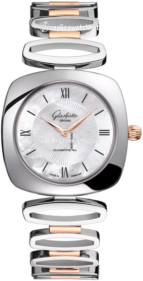 Glashtte Original Pavonina Womens watch Quartz Gold Steel 1-03-02-05-06-14