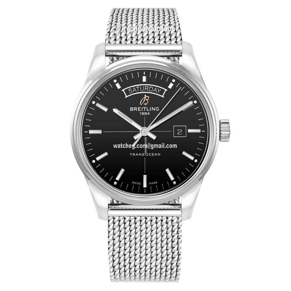 Breitling Transocean Day & Date Mens watch Unisex Automatic Steel A45310121B1A1