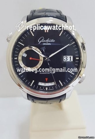 Glashtte Original Senator Diary Mens watch Unisex Automatic Steel 100-13-02-02-04