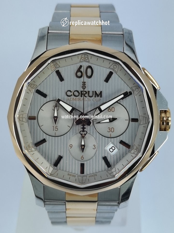 Corum Admirals Cup Legend 42 Mens watch Unisex Automatic Gold Steel 984.101.24 V705 FH11