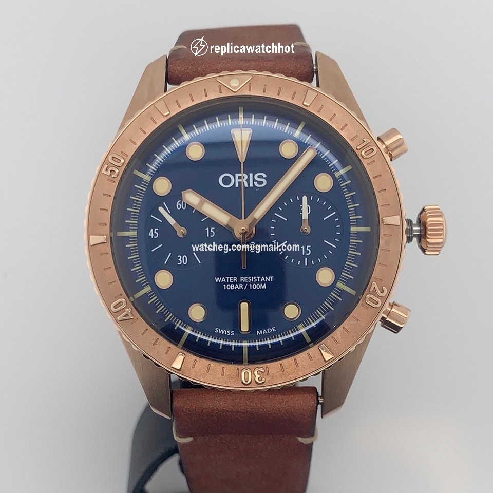 Oris Carl Brashear Mens watch Unisex Automatic Bronze 01 771 7744 3185-Set LS