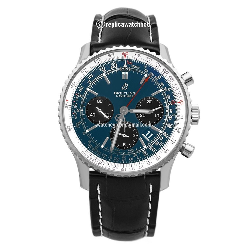 Breitling Navitimer 1 B01 Chronograph 43 Mens watch Unisex Automatic Steel AB0121211C1P3