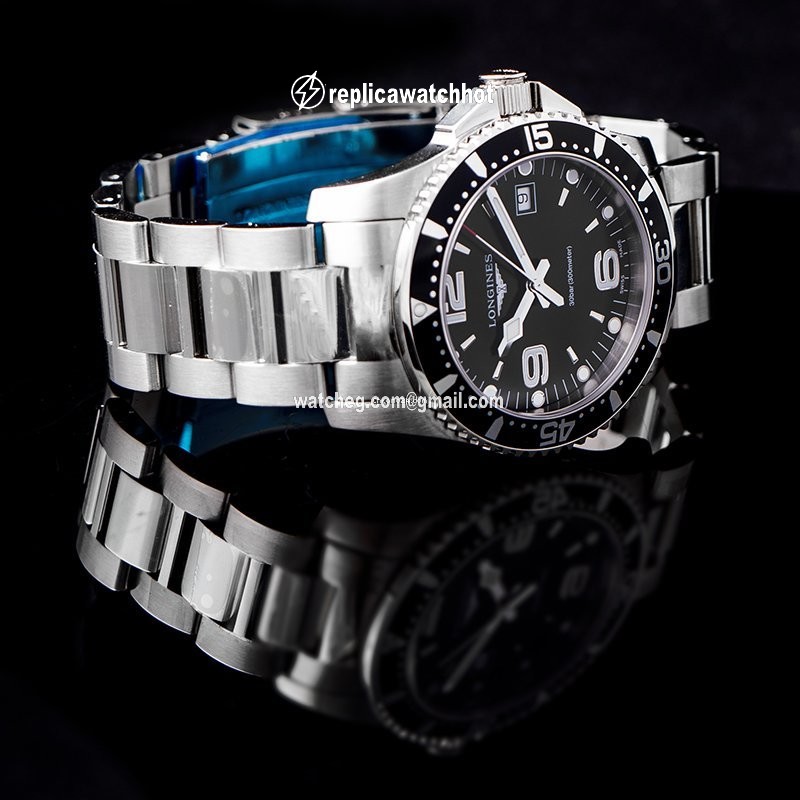 Longines HydroConquest Mens watch Unisex Quartz Steel L37404566