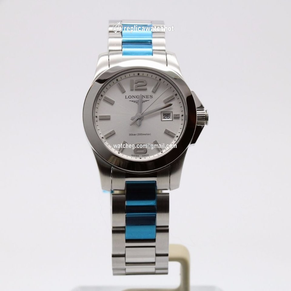 Longines Conquest Womens watch Quartz Steel L3.376.4.76.6