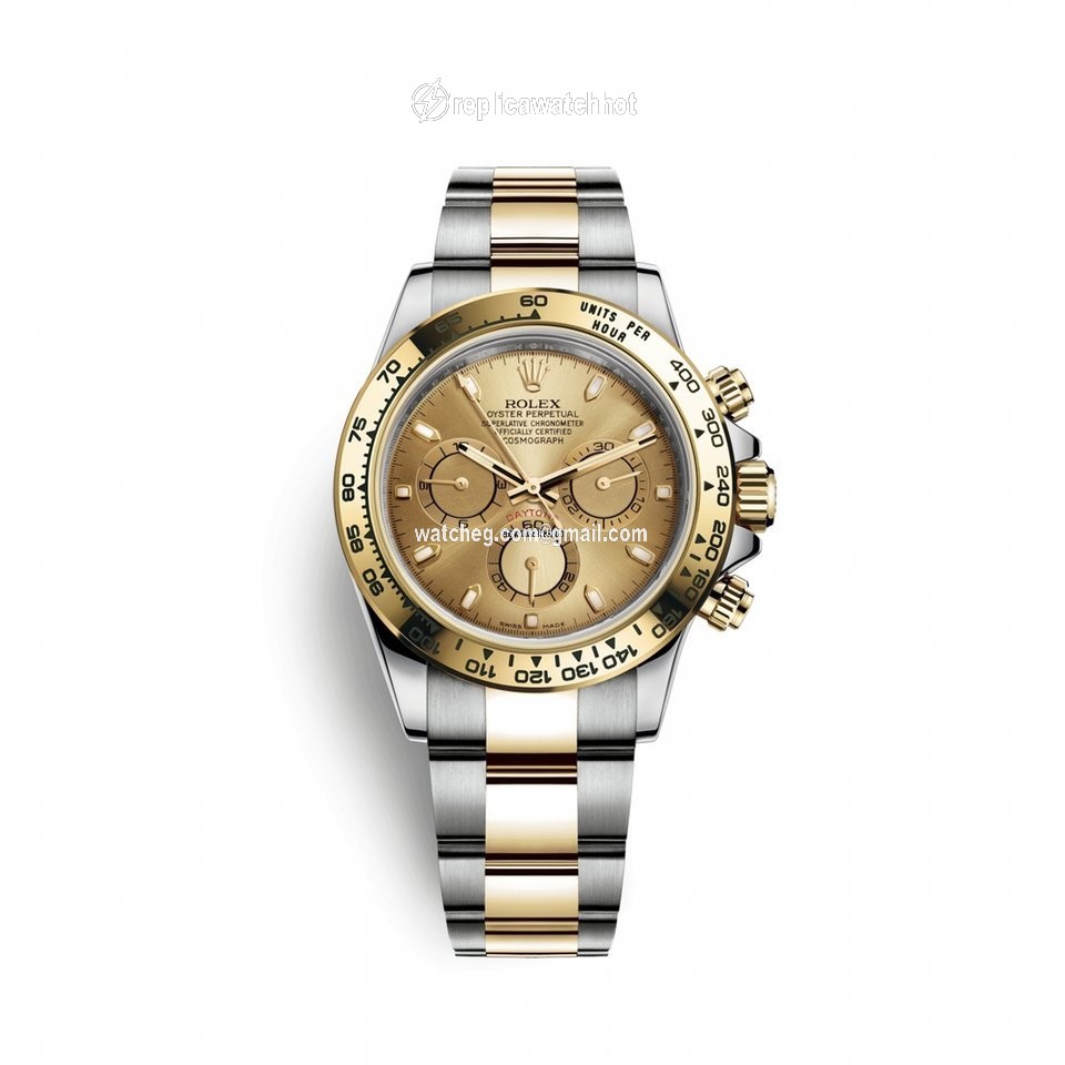Rolex Daytona Mens watch Unisex Gold Steel Automatic 1165030003