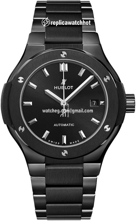 Hublot Classic Fusion 45, 42, 38, 33 mm Womens watch Automatic Ceramic 585.CM.1470.CM Black Magic
