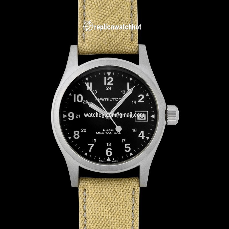 Hamilton Khaki Field Mens watch Unisex Manual winding Steel H69439933