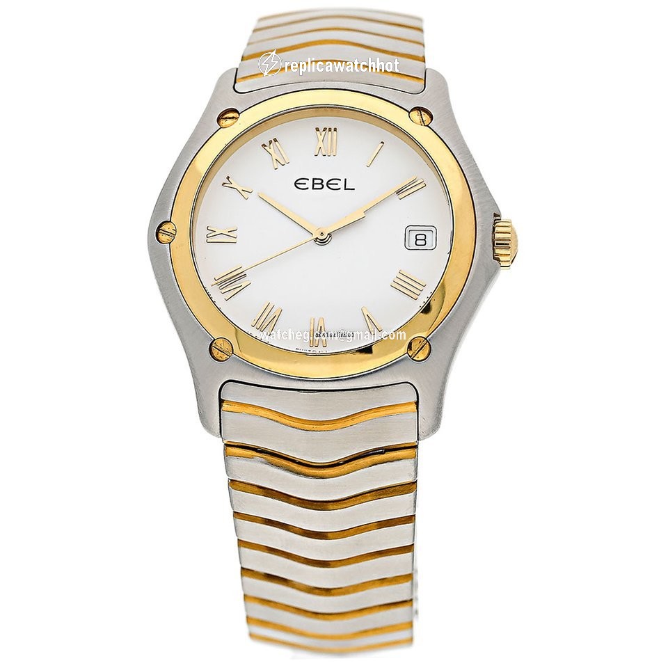 Ebel Sportwave Mens watch Unisex Quartz Gold Steel 1187F41