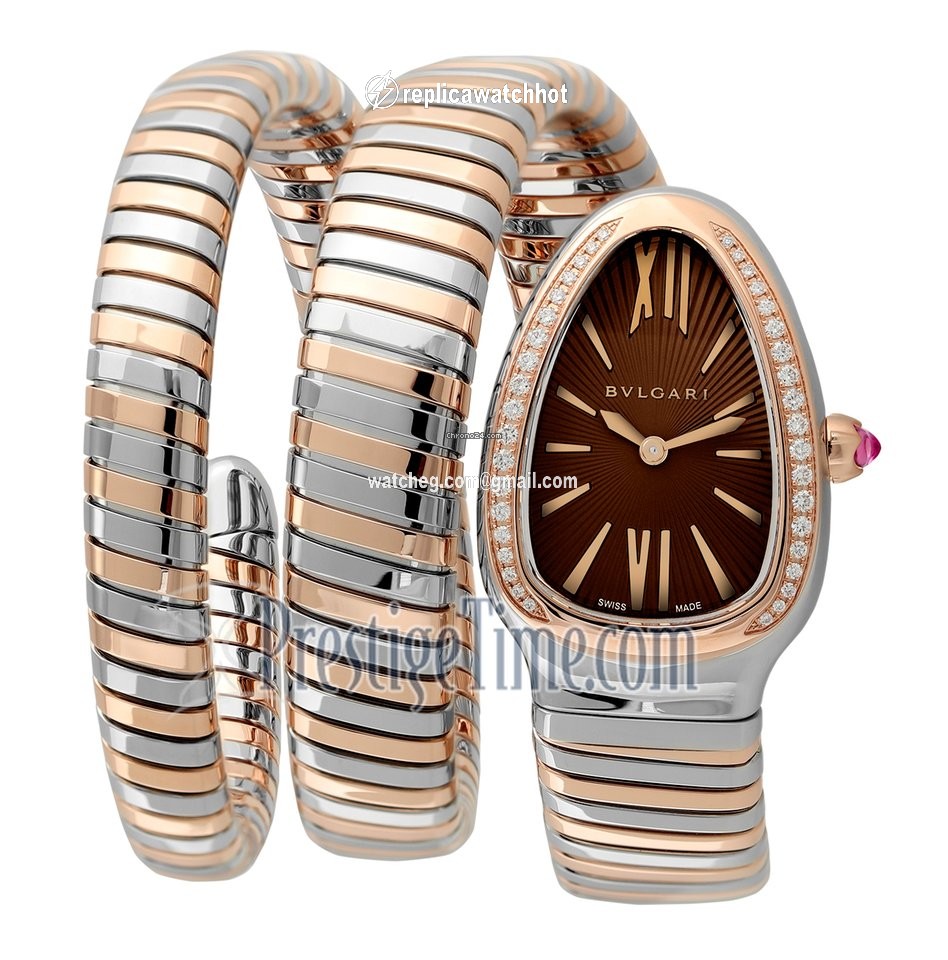 Bulgari Serpenti Womens watch Quartz Gold Steel 103070