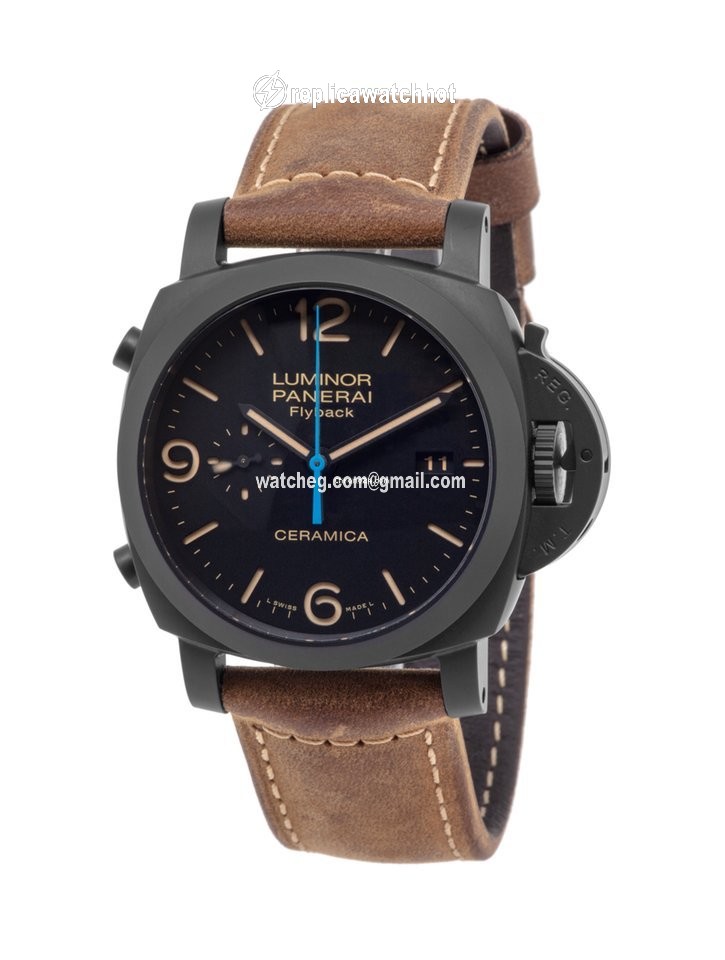 Panerai Luminor 1950 3 Days Chrono Flyback Mens watch Unisex Automatic Ceramic PAM 580