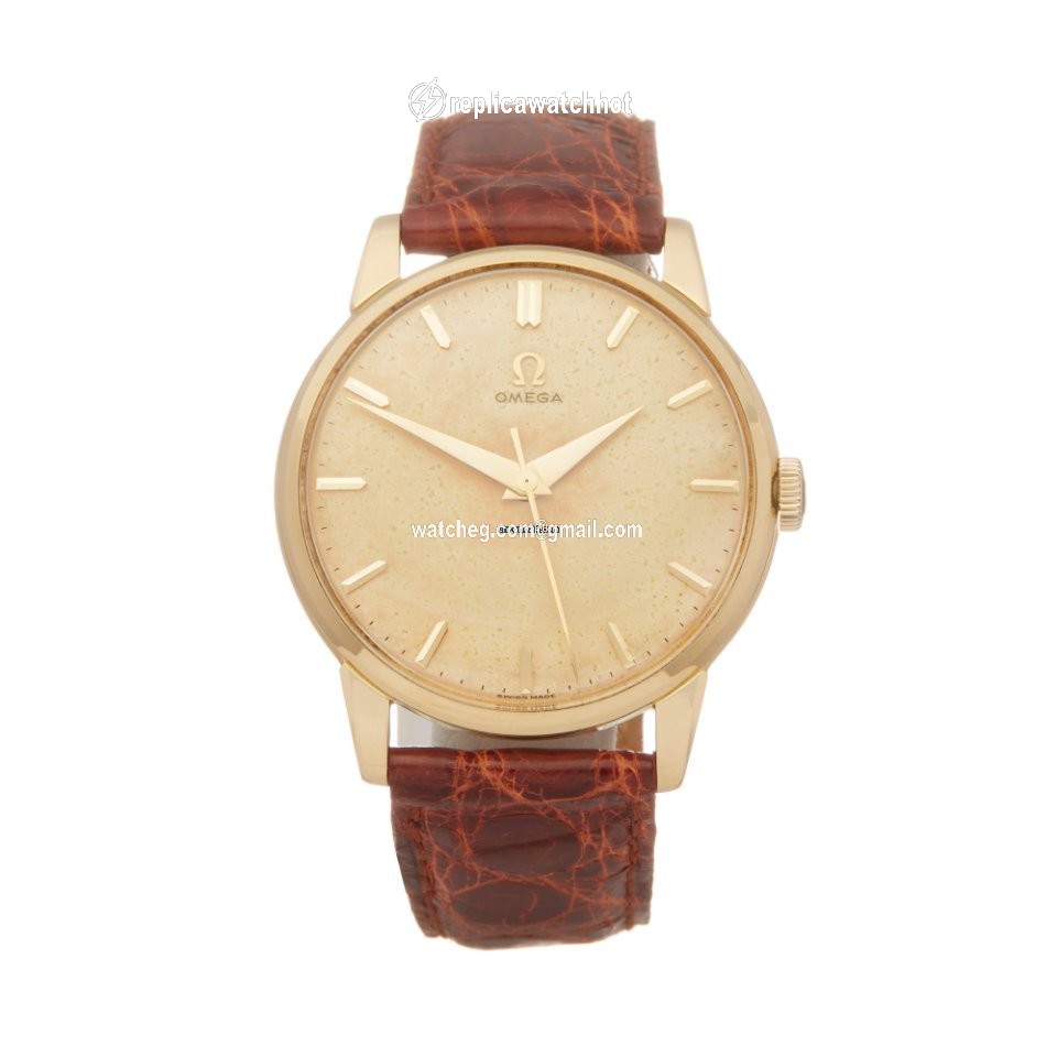 Omega Mens watch Unisex Manual winding Yellow gold 2895