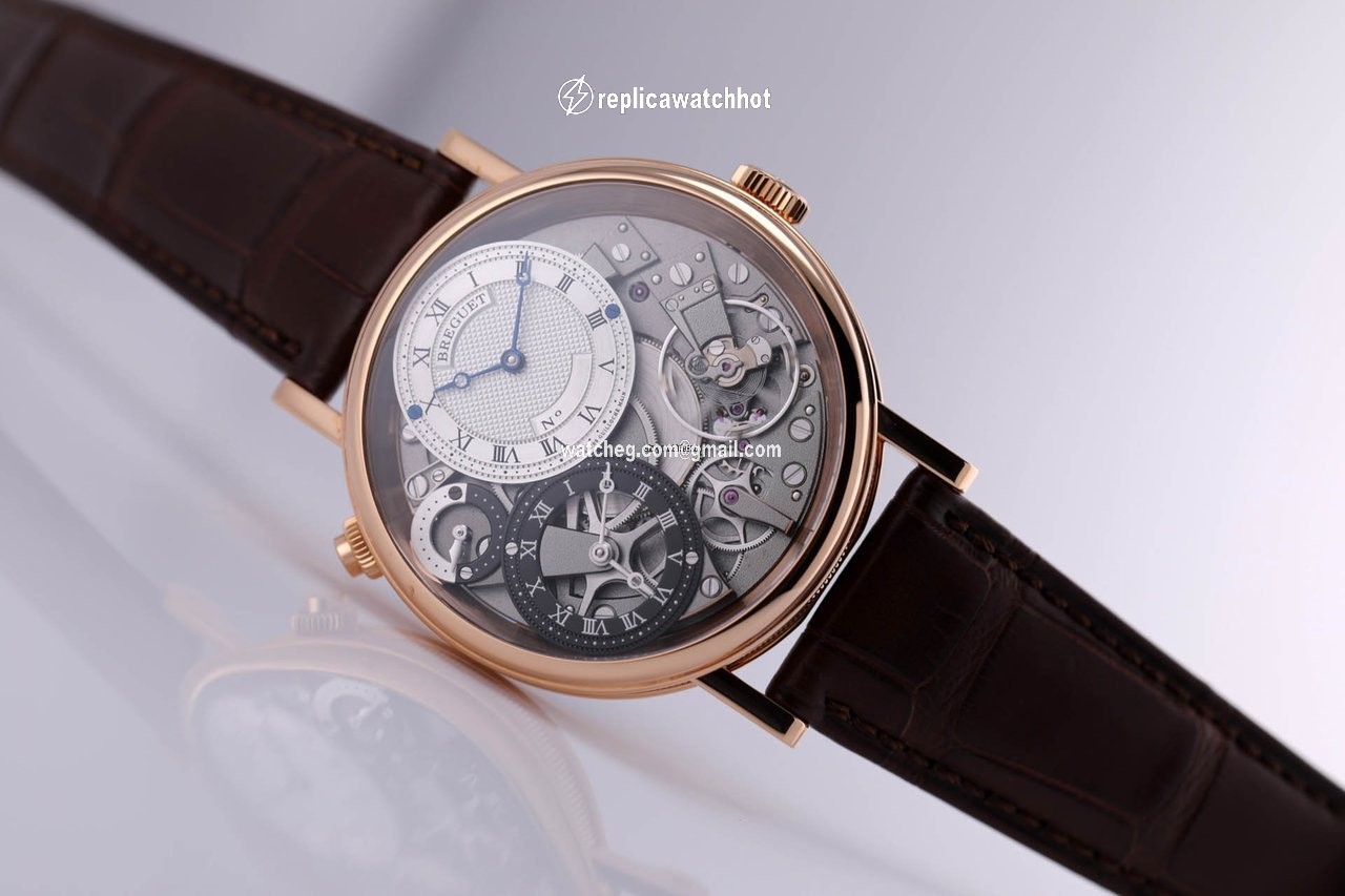Breguet Tradition Mens watch Unisex Manual winding Rose gold 7067br g1 9w6