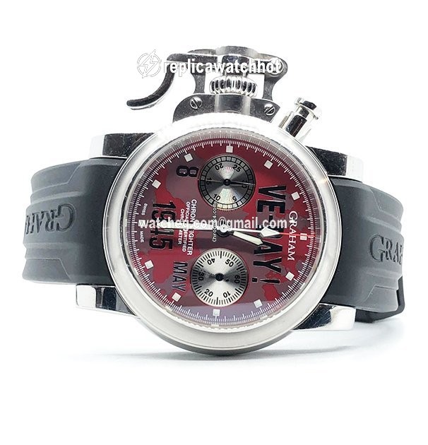 Graham Chronofighter Mens watch Unisex Automatic Steel 2CFBS.S01A.L30B