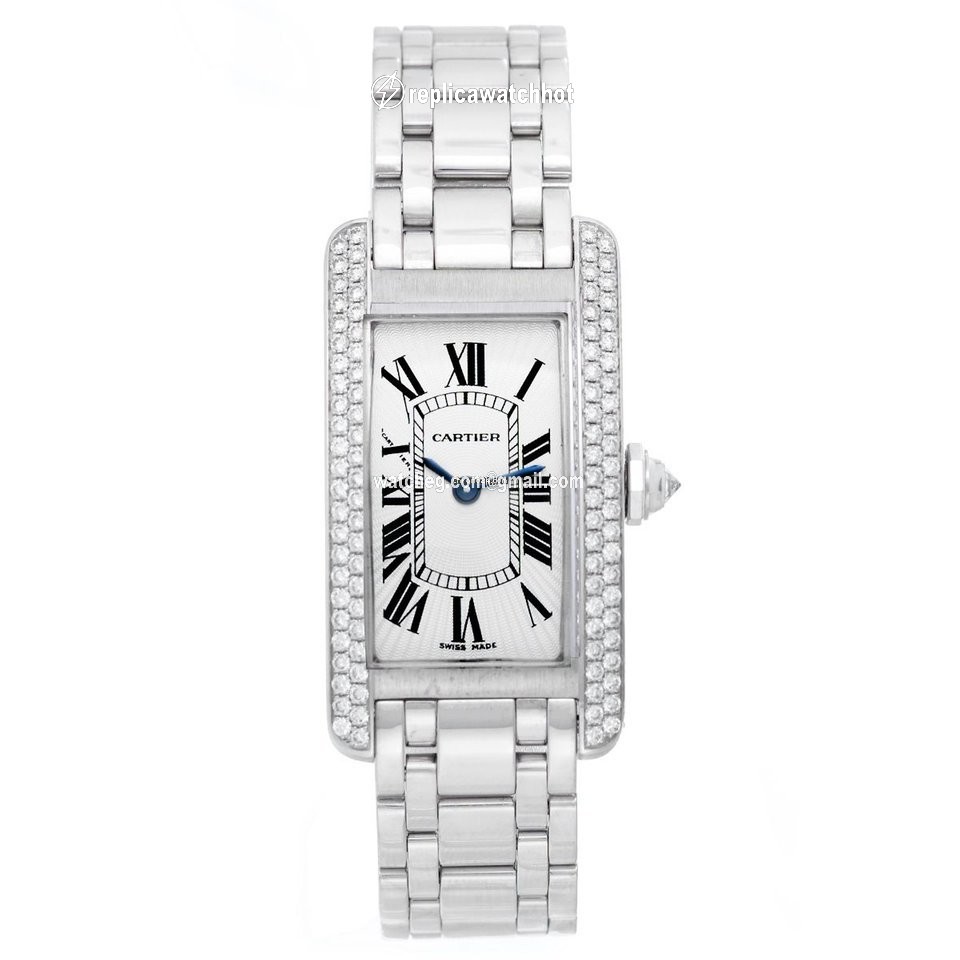 Cartier Tank Americaine Womens watch Quartz WB7018L1 2489