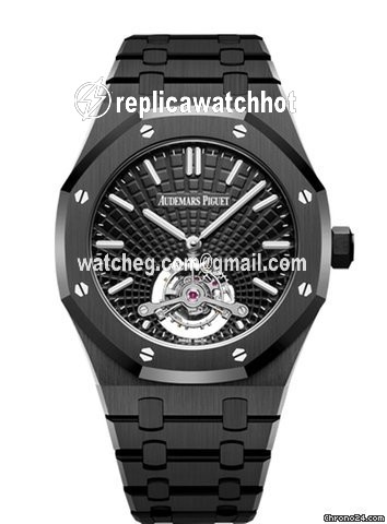 Audemars Piguet Royal Oak Tourbillon Mens watch Unisex Manual winding Ceramic 26522CE.OO.1225CE.01