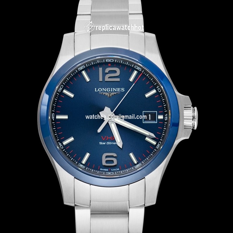 Longines Conquest Mens watch Unisex Quartz Steel L37194966