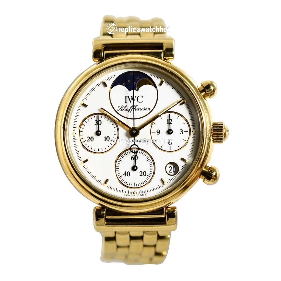 IWC Da Vinci Chronograph Quartz Yellow gold IW9536