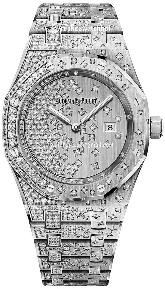 Audemars Piguet Royal Oak Lady Womens watch Quartz White gold 67654BC.ZZ.1264BC.01
