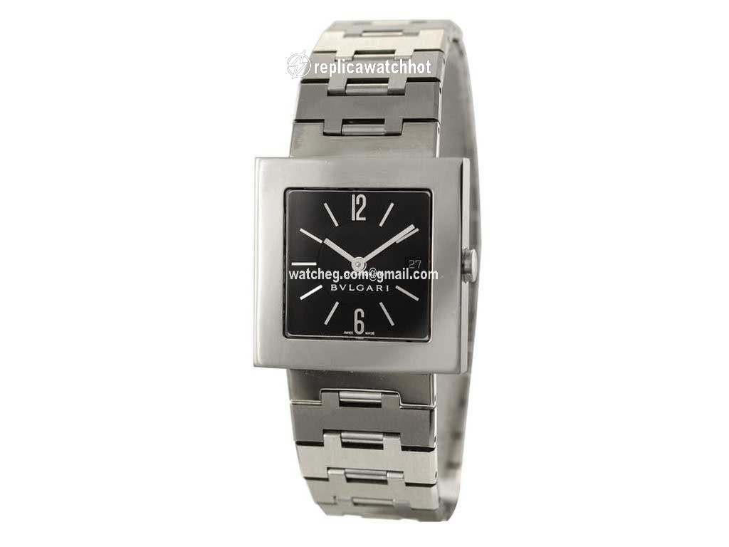 Bulgari Quadrato Quartz Steel SQ-29-SLD