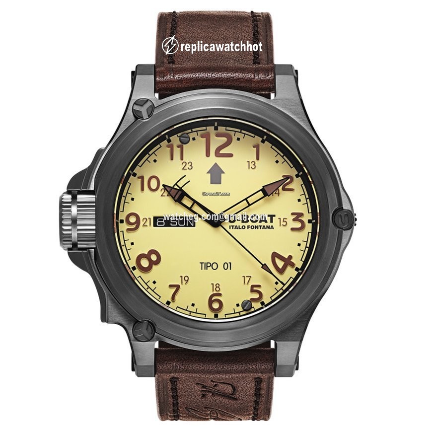 U-Boat Tipo 01 Mens watch Unisex Automatic Titanium 7900