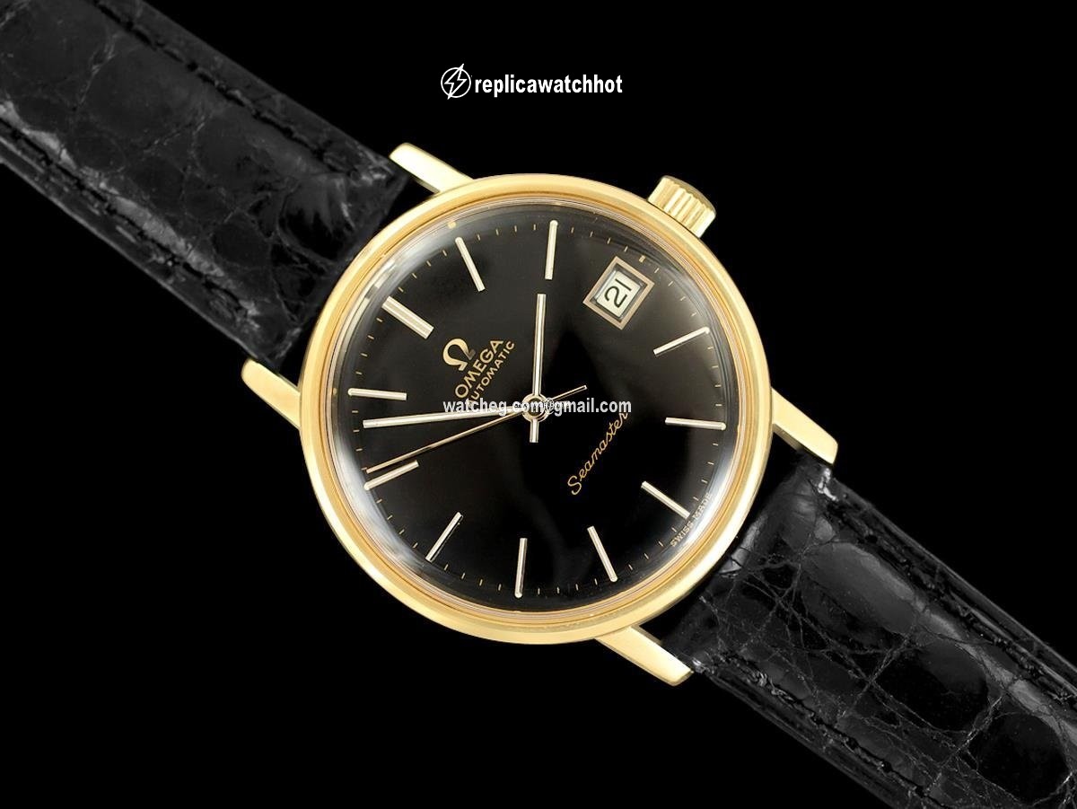 Omega Seamaster Mens watch Unisex Automatic Gold Steel 7736R