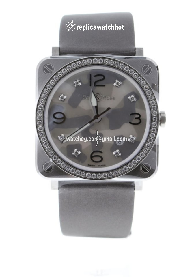 Bell & Ross BR S Mens watch Unisex Quartz BRS-CAMO-ST-LGD