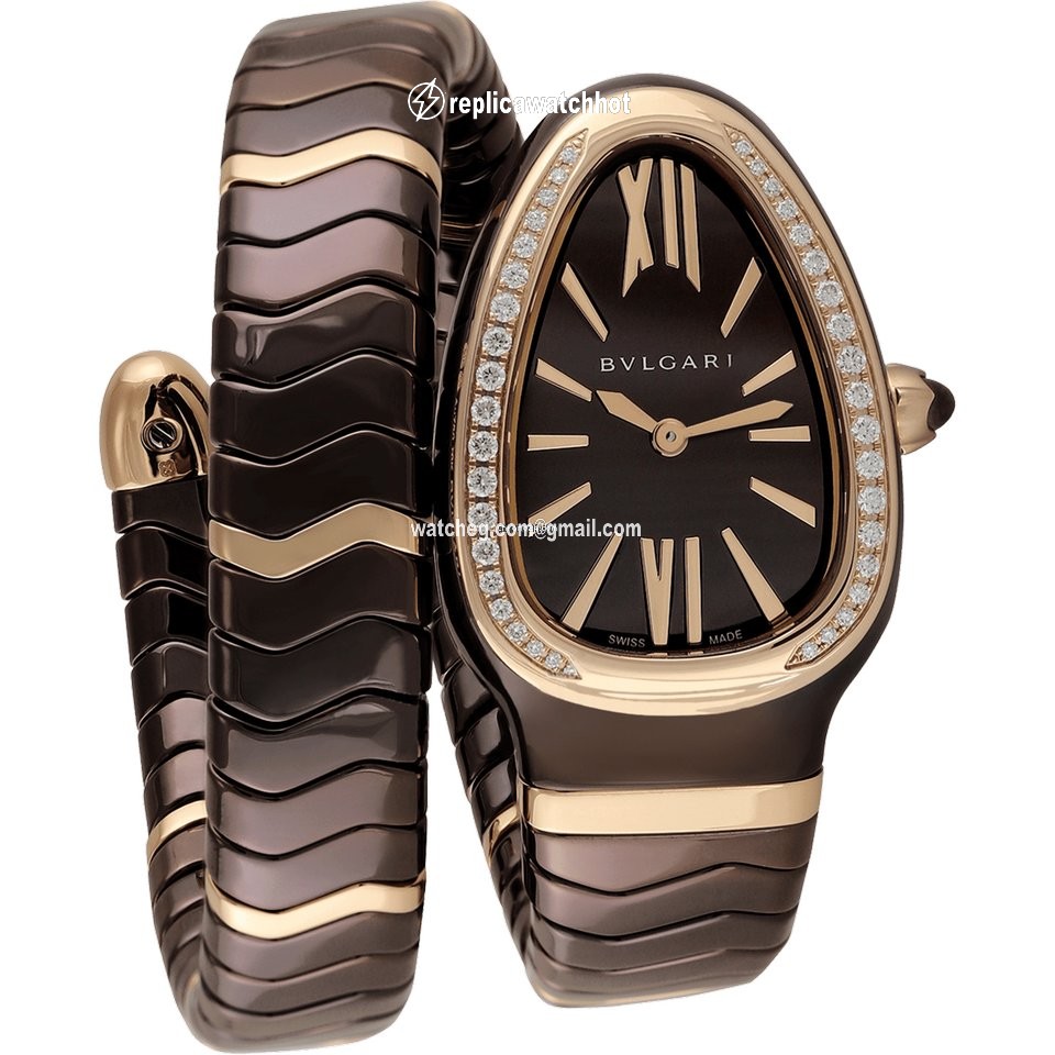 Bulgari Serpenti Womens watch Quartz Ceramic 103060 SPC35C11GDC11CG.1T
