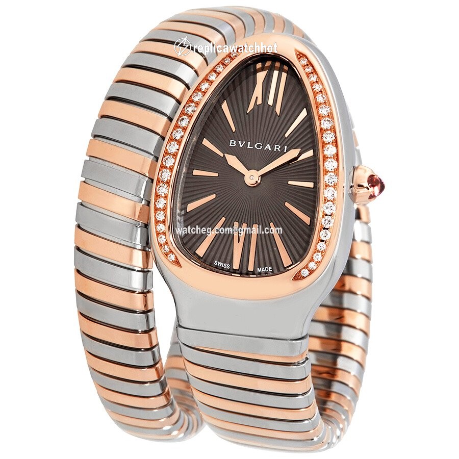 Bulgari Serpenti Womens watch Quartz Gold Steel 102681 SP35C14SPGD.1T