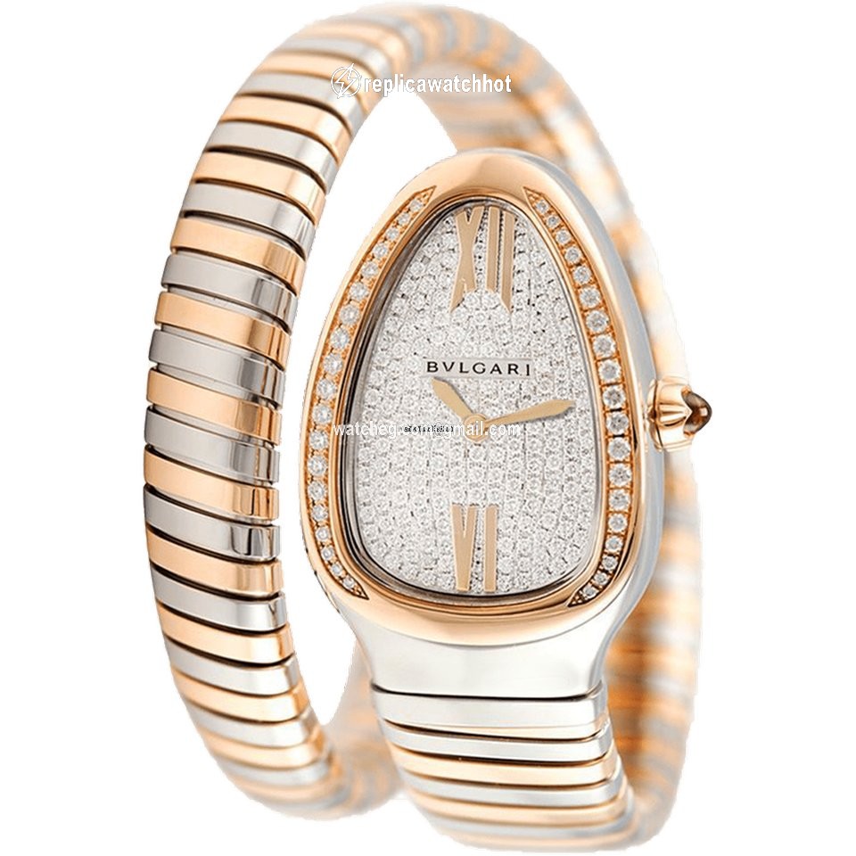 Bulgari Serpenti Womens watch Quartz Gold Steel 103150 SP35D2SPGD.1T