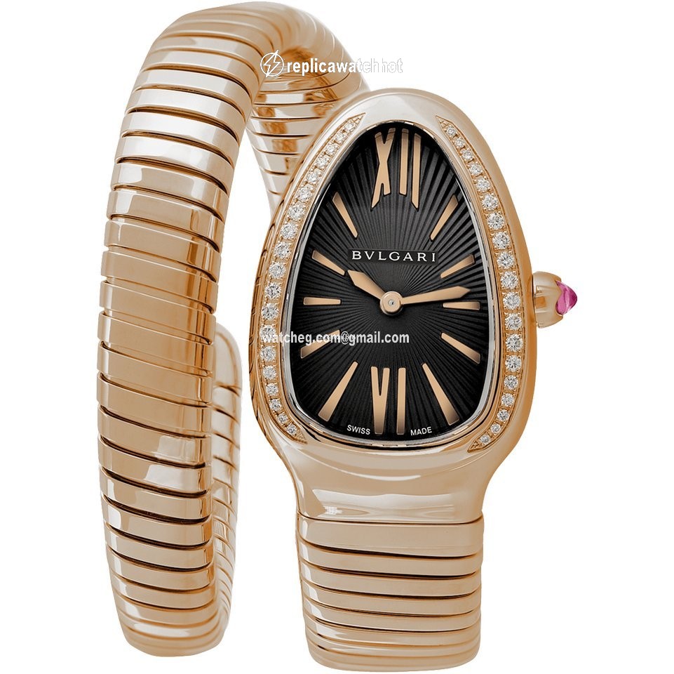 Bulgari Serpenti Womens watch Quartz Rose gold 101815 SPP35BGDG.1T