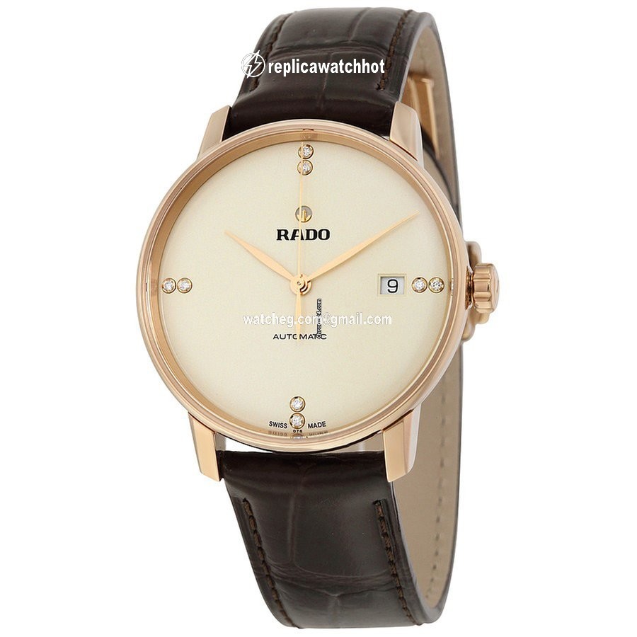 Rado Coupole Mens watch Unisex Automatic Gold Steel R22861765