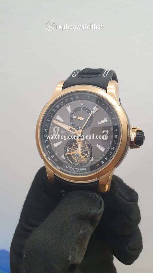 Jaeger-LeCoultre Master Compressor Extreme Tourbillon Mens watch Unisex Automatic Rose gold Q1762470