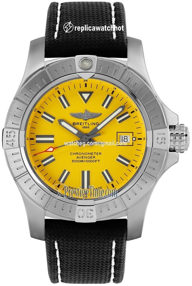 Breitling Avenger Seawolf Mens watch Unisex Automatic Steel a17319101I1x2