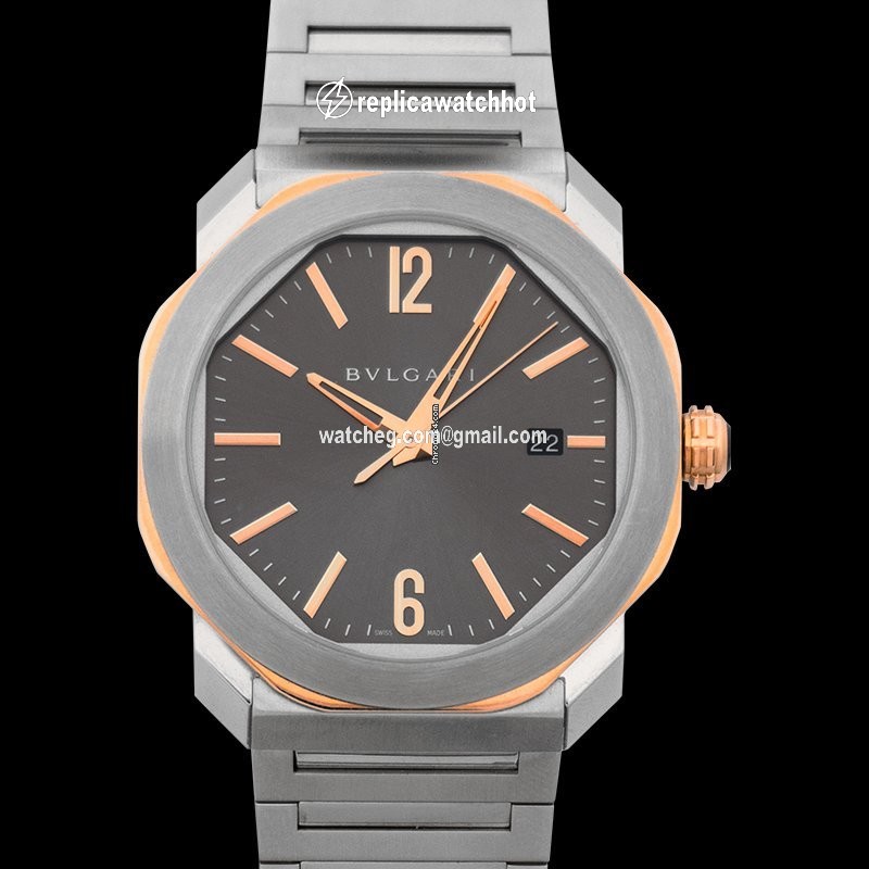 Bulgari Octo Mens watch Unisex Automatic Rose gold 103083