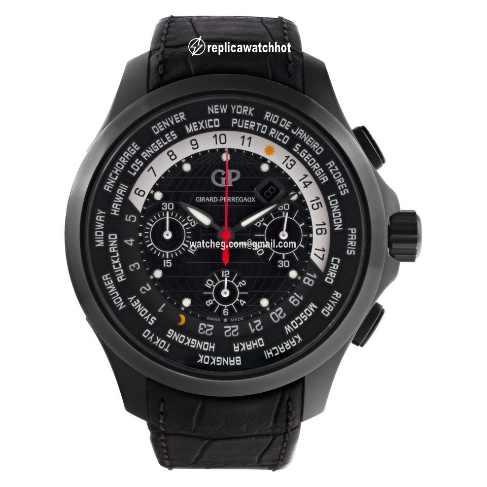 Girard Perregaux Traveller Mens watch Unisex Automatic Titanium 49700-21-631 BB6C