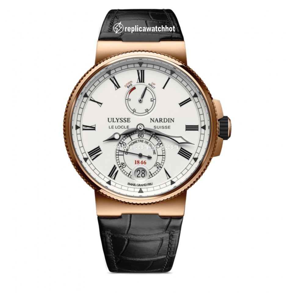 Ulysse Nardin Marine Chronometer Manufacture Mens watch Unisex Automatic Rose gold 1186126 E0