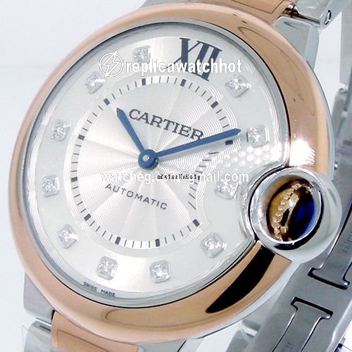 Cartier Ballon Bleu 36mm Womens watch Automatic Gold Steel W3BB0007