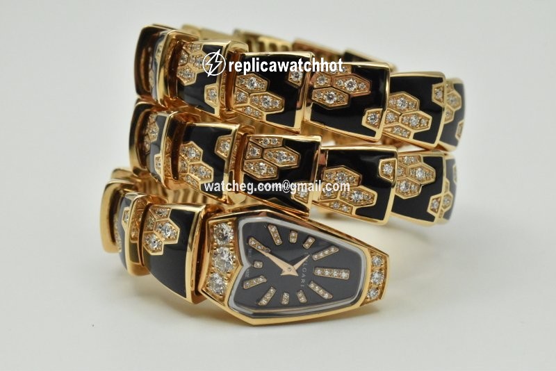 Bulgari Serpenti Womens watch Quartz Rose gold 101986