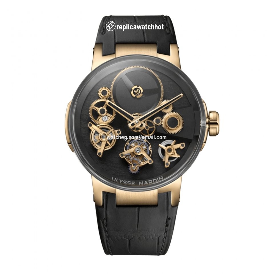 Ulysse Nardin Executive Mens watch Unisex Manual winding Rose gold 1766176