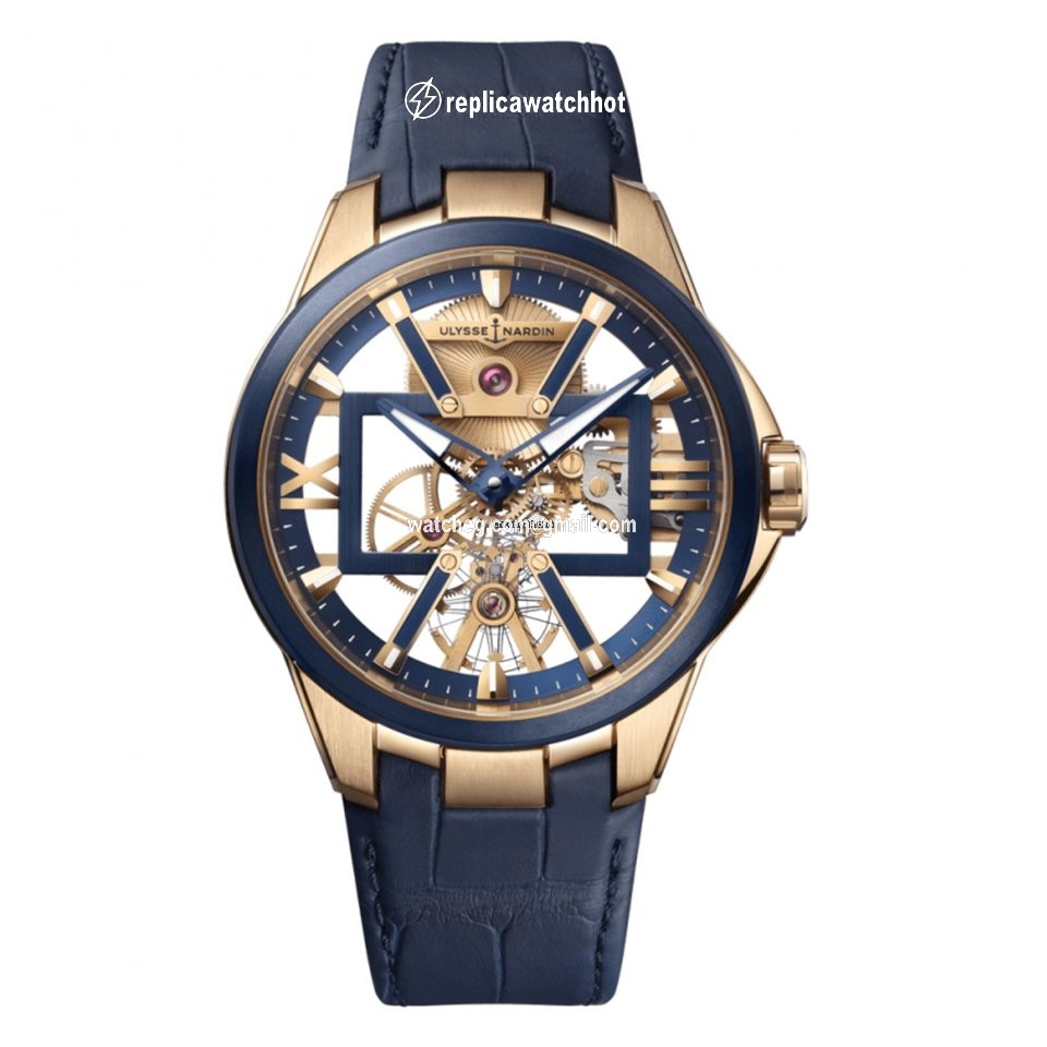 Ulysse Nardin Executive Skeleton Tourbillon Mens watch Unisex Manual winding Titanium 3716260 03