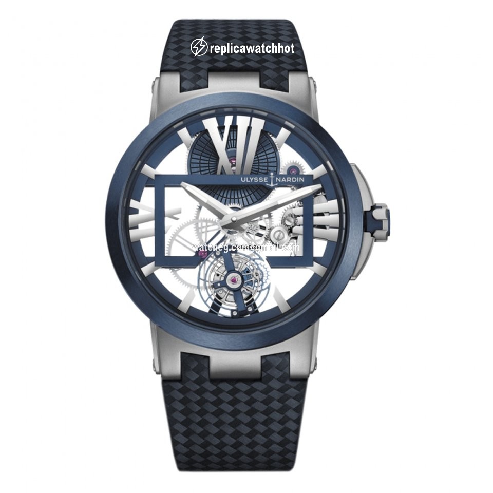 Ulysse Nardin Executive Skeleton Tourbillon Mens watch Unisex Manual winding Titanium 1713139 43