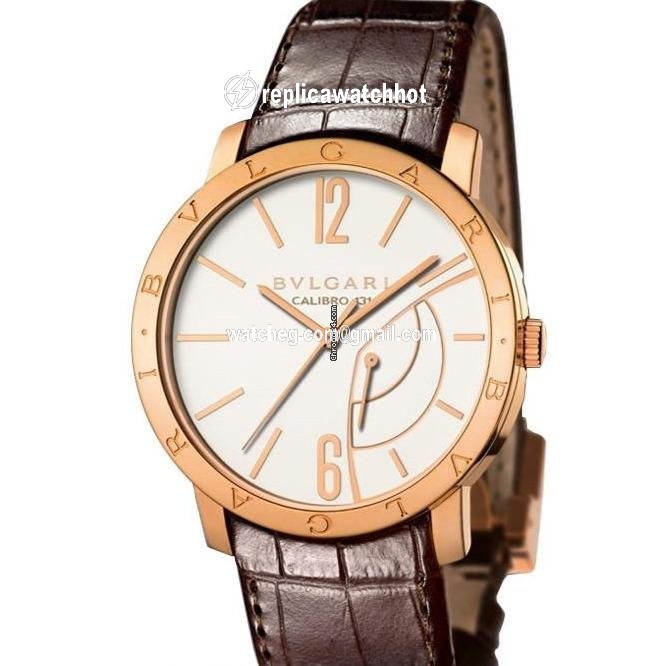 Bulgari Mens watch Unisex Manual winding Rose gold 101871