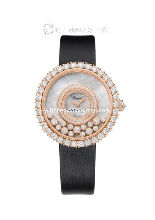 Chopard Happy Diamonds Womens watch Quartz Rose gold 204445-5001
