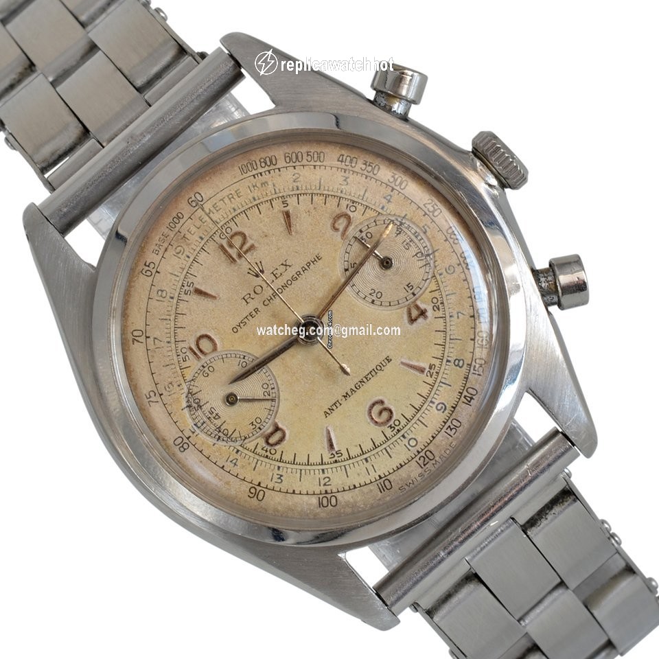 Rolex Chronograph Mens watch Unisex Steel Manual winding 4500