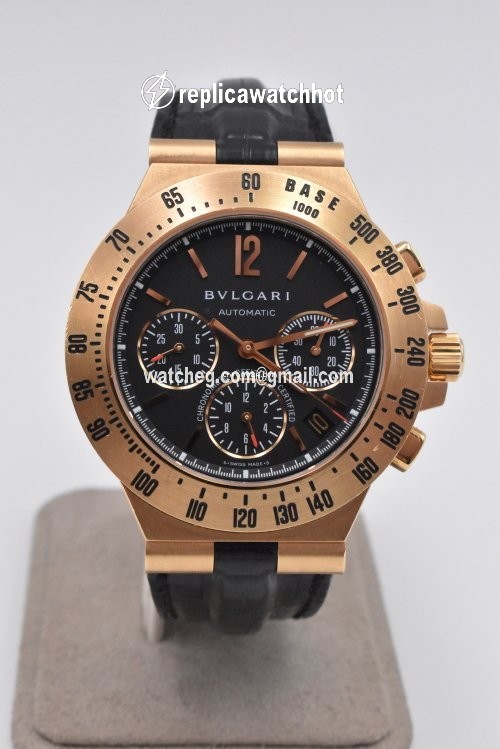Bulgari Diagono Mens watch Unisex Automatic Yellow gold CH.40.G.TA