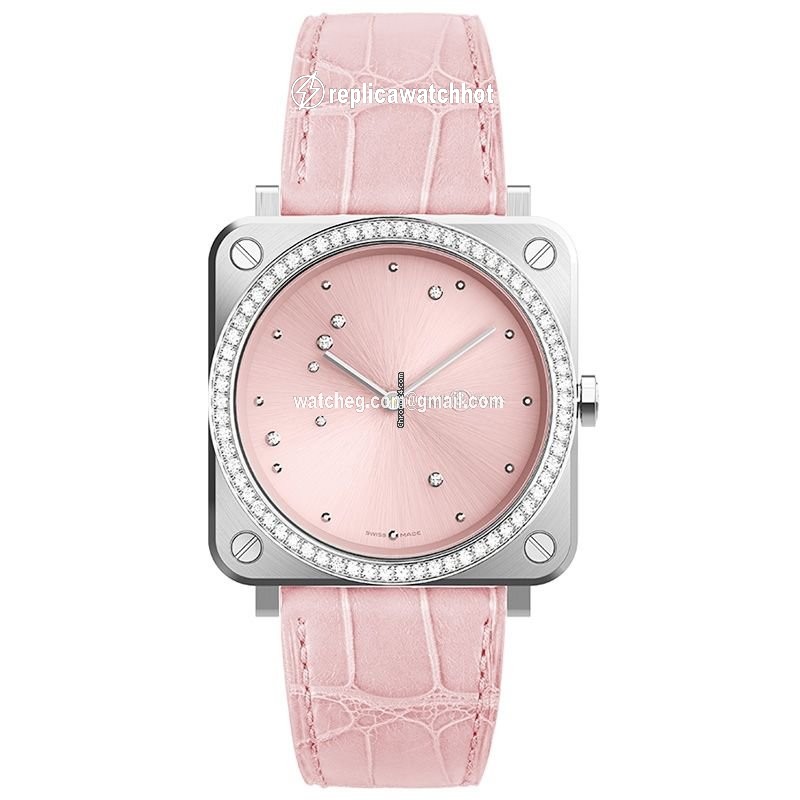 Bell & Ross BR S Womens watch Quartz Steel BRS-EP-ST-LGD SCR