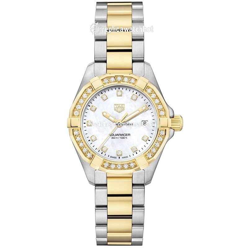 TAG Heuer Aquaracer Lady Womens watch Quartz Gold Steel WBD1423.BB0321